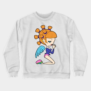 Praying angel Crewneck Sweatshirt